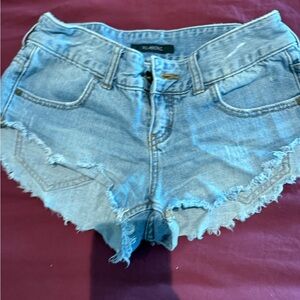 Billabong Denim Cutoff Booty Shorts
